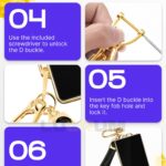 Lucrum Compatible with Tesla Card Key Holder & Leather Keychain