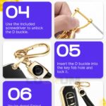 Lucrum for Jeep Wrangler Key Fob Cover & Leather Keychain