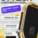 Lucrum for Kia Key Fob Cover and Leather Keychain