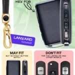 Lucrum for Mazda CX5 Key Fob Cover and Leather Keychain