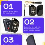 Lucrum for Jeep Wrangler Key Fob Cover & Leather Keychain