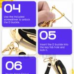 Lucrum Compatible with Tesla Model X Key Fob Cover & Leather Keychain
