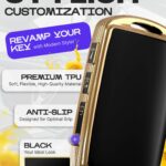 Lucrum for Mazda CX5 Key Fob Cover and Leather Keychain