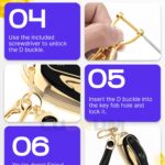 Lucrum Compatible with Tesla Model 3 S Y Key Fob Cover & Leather Keychain