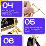 Lucrum Compatible with Honda Key Fob Cover & Leather Keychain