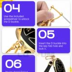 Lucrum Compatible with Hyundai IONIQ 6 Key Fob Cover & Leather Keychain