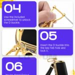 Lucrum for Mazda CX5 Key Fob Cover and Leather Keychain