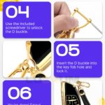 Lucrum Compatible with Chevy, GMC, and Buick Key Fob Cover & Leather Keychain